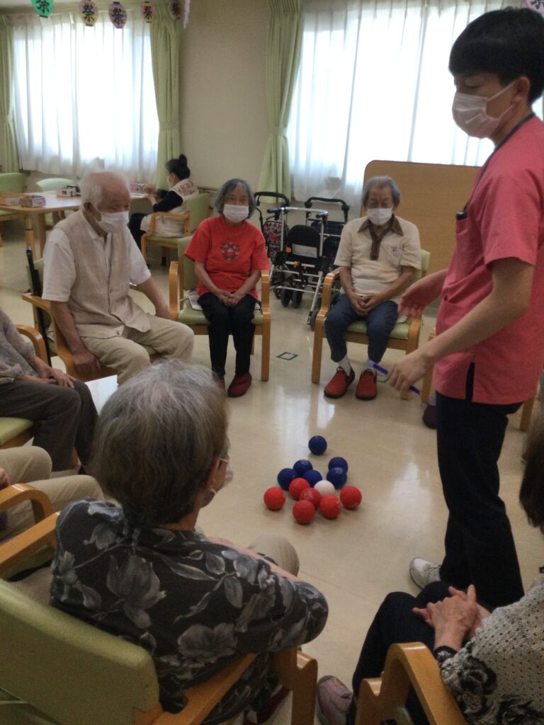 ボッチャの練習🥎